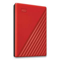 WD MY PASSPORT External Hard Drive, 2 TB, USB 3.2, Red (24421983)
