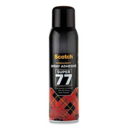 Scotch Super 77 Multipurpose Spray Adhesive, 13.57 oz, Dries Clear