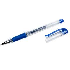AbilityOne 7520014845252 SKILCRAFT AlphaGel Gel Pen, Stick, Medium 0.7 mm, Blue Ink, Clear Barrel, Dozen