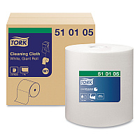 Cleaning Cloth, 12.6 x 13.3, White, 1,100 Wipes/Roll (510105)