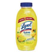 LYSOL CLEAN AND FRESH MULTI-SURFACE CLEANER, SPARKLING LEMON AND SUNFLOWER ESSENCE, 10.75 OZ BOTTLE, 20/CARTON (93805CT)