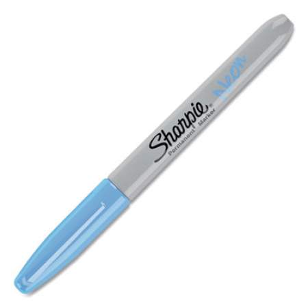 Sharpie Neon Permanent Markers, Fine Bullet Tip, Neon Blue (132109)