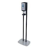 CS8 Hand Sanitizer Floor Stand with Dispenser, 1,200 mL, 13.5 x 5 x 28.5, Graphite (7418DS)