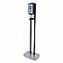 CS8 Hand Sanitizer Floor Stand with Dispenser, 1,200 mL, 13.5 x 5 x 28.5, Graphite (7418DS)