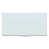 U Brands Glass Dry Erase Board, 72 x 36, White Surface (123U0001)