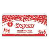 Cra-Z-Art Crayons, 8 Assorted Colors, 800/Pack (740031)