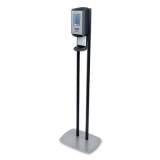 PURELL CS6 Hand Sanitizer Floor Stand with Dispenser, 1,200 mL, 13.5 x 5 x 28.5, Graphite/Silver (7416DS)