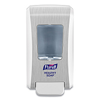 FMX-20 Soap Push-Style Dispenser, 2,000 mL, 6.5" x 4.68" x 11.66", White, 6/Carton (523006CT)