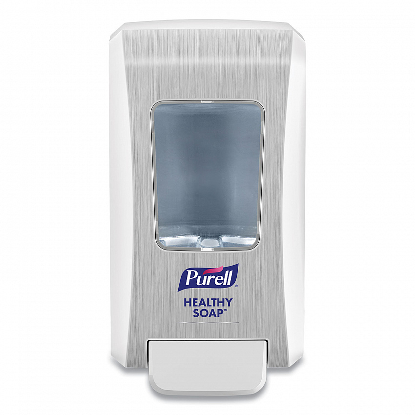 FMX-20 Soap Push-Style Dispenser, 2,000 mL, 6.5" x 4.68" x 11.66", White, 6/Carton (523006CT)