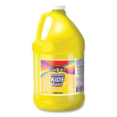 Cra-Z-Art Washable Kids Paint, Yellow, 1 gal Bottle (760042)