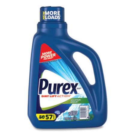 Purex Liquid Laundry Detergent, Mountain Breeze, 75 oz Bottle, 6/Carton (06094CT)