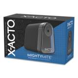 X-ACTO Model 19501 Mighty Mite Home Office Electric Pencil Sharpener, AC-Powered, 3.5 x 5.5 x 4.5, Black/Gray/Smoke (19501X)