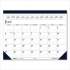 House of Doolittle Recycled Academic Desk Pad Calendar, 18.5 x 13, White/Blue Sheets, Blue Binding/Corners, 14-Month (July to Aug): 2021 to 2022 (1556)