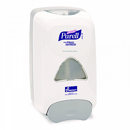 4510015512866, SKILCRAFT PURELL Instant Hand Sanitizer Foam Dispenser, 1,200 mL, 6.1 x 5.1 x 10.6, Dove Gray, 6/Box (5512866)