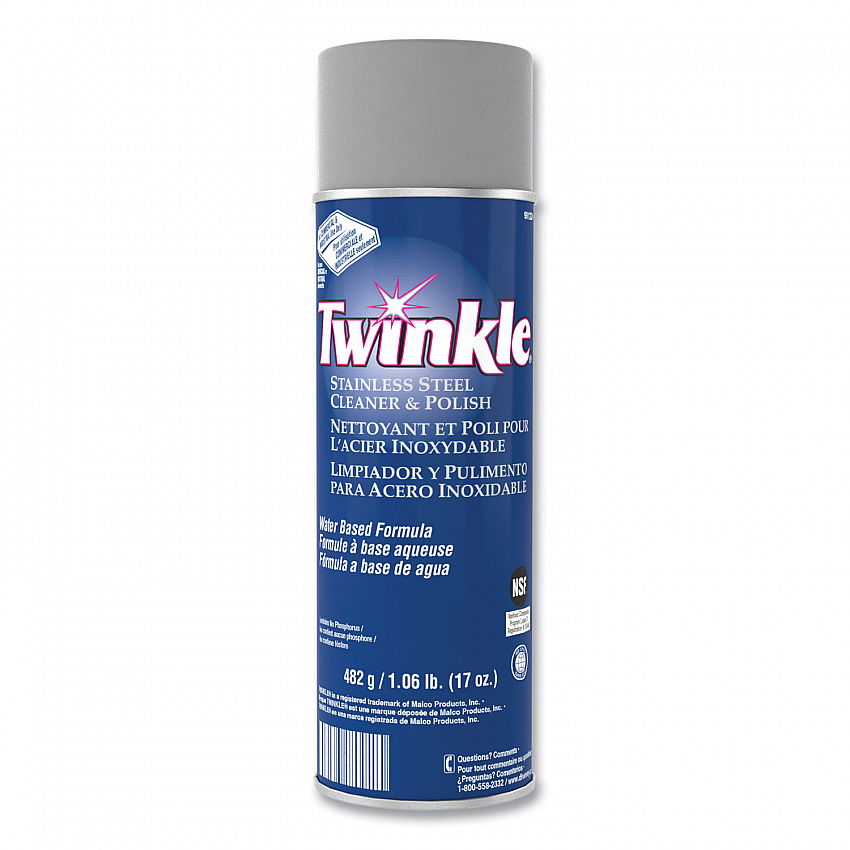 Stainless Steel Cleaner and Polish, 17 oz Aerosol Spray (991224EA)