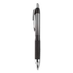 uni-ball 207PLUS+ Gel Pen, Retractable, Medium 0.7 mm, Black Ink, Black Barrel, 36/Pack (70158)