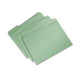 AbilityOne 7530015664132 SKILCRAFTRecycled File Folders, 1/3-Cut 1-Ply Tabs, Letter Size, Bright Green, 100/Box