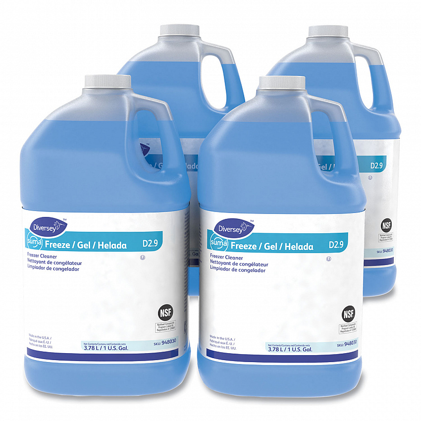 Suma Freeze D2.9 Floor Cleaner, Solvent Scent, 1 gal Container, 4/Carton (948030)
