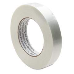 AbilityOne 7510005824772 SKILCRAFT Filament/Strapping Tape, 3" Core, 1" x 60 yds, White