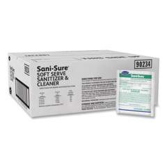 Diversey Sani Sure Soft Serve Sanitizer and Cleaner, Powder, 1 oz Packet, 100/Carton (90234)