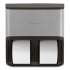 Coastwide Professional J-Series Quad Bath Tissue Dispenser, 13.52 x 7.51 x 14.66, Black Metallic (24405513)
