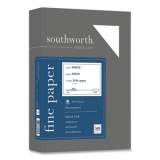 Southworth 25% Cotton Business Paper, 95 Bright, 20 lb, 8.5 x 11, White, 500 Sheets/Ream (403C)