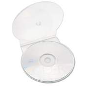 AbilityOne 7045015547681, C-Shell CD Cases, Plastic, Clear, 25/Pack