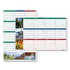 House of Doolittle Earthscapes Recycled Reversible/Erasable Yearly Wall Calendar, Nature Photos, 32 x 48, White Sheets, 12-Month (Jan-Dec): 2022 (3931)