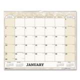 House of Doolittle Recycled Monthly Horizontal Wall Calendar, Marble Stone Artwork, 14.88 x 12, White/Sand Sheets, 12-Month (Jan to Dec): 2022 (319)