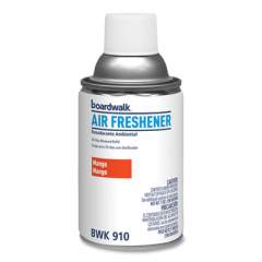 Boardwalk Metered Air Freshener Refill, Mango, 5.3 oz Aerosol Spray, 12/Carton (910)