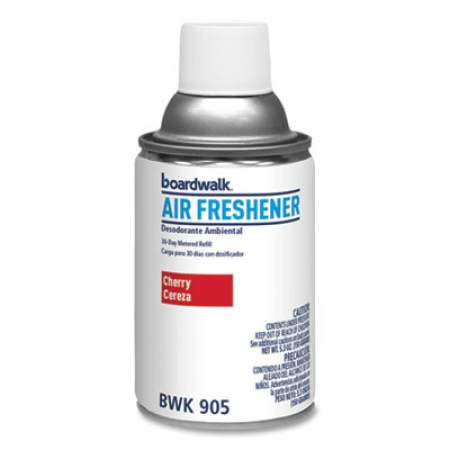 Boardwalk Metered Air Freshener Refill, Cherry, 5.3 oz Aerosol Spray, 12/Carton (905)