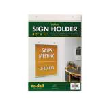 NuDell Acrylic Sign Holder, Vertical, 8 1/2 x 11, Clear (38011)