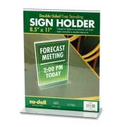 NuDell Acrylic Sign Holder, 8 1/2 x 11, Clear (38020)