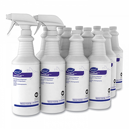 Speedball Heavy-Duty Cleaner, Liquid, 1 qt Spray Bottle, 12/Carton (95891164)