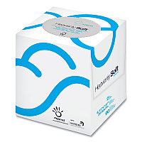 Heavenly Soft Facial Tissue, 2-Ply, White, 90 Sheets/Box, 36 Boxes/Carton (416014)