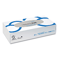 Heavenly Soft Facial Tissue, 2-Ply, White, 100 Sheets/Box, 30 Boxes/Caton (410945)