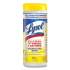 LYSOL Disinfecting Wipes, 7 x 7.25, Lemon and Lime Blossom, 35 Wipes/Canister (81145)