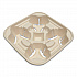 Fiber Cup Carriers, 8 oz to 22 oz, Four Cups, Natural, 600/Carton (CCFB4LF)