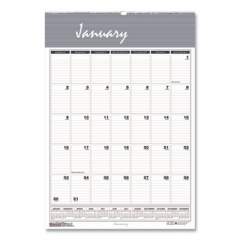 House of Doolittle Bar Harbor Recycled Wirebound Monthly Wall Calendar, 15.5 x 22, White/Blue/Gray Sheets, 12-Month (Jan-Dec): 2022 (333)