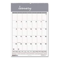 House of Doolittle Bar Harbor Recycled Wirebound Monthly Wall Calendar, 22 x 31.25, White/Blue/Gray Sheets, 12-Month (Jan-Dec): 2022 (334)