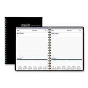 House of Doolittle Recycled Meeting Note Planner, 11 x 8.5, Black Cover, 12-Month (Jan to Dec): 2022 (583992)