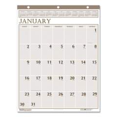 House of Doolittle Large Print Recycled Monthly Wall Calendar, 20 x 26, Beige Sheets, 12-Month (Jan to Dec): 2022 (380)