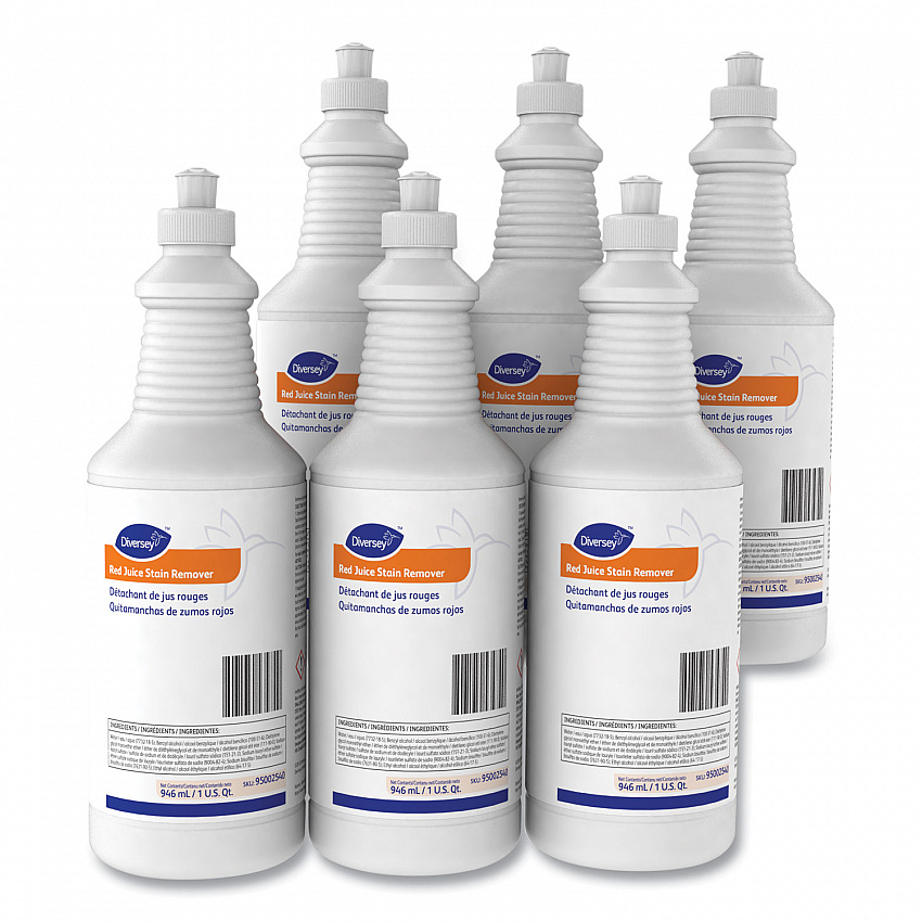 Red Juice Stain Remover, Unscented, 32 oz Bottle, 6 Bottles/Carton (95002540)
