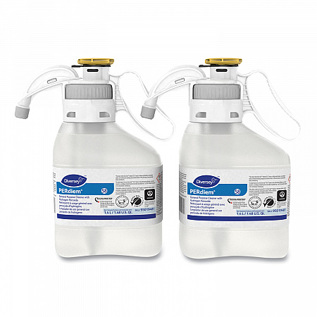 PERdiem Concentrated General Cleaner with Hydrogen Peroxide, Fragrance-Free, 1.4 L SmartDose, 2/Carton (95019481)