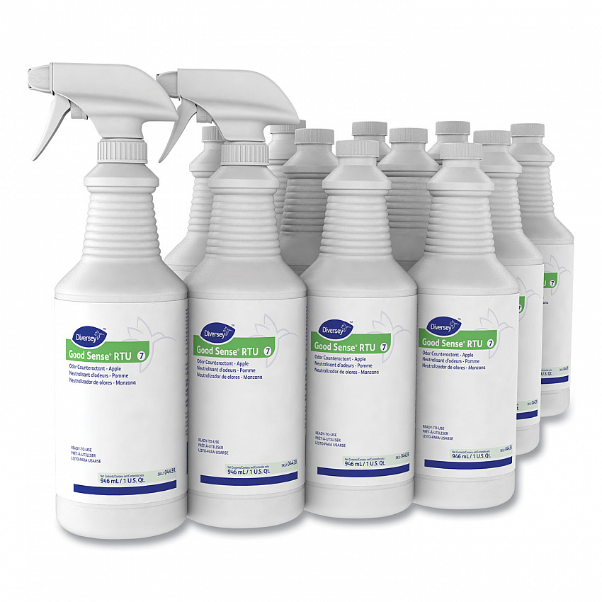 Good Sense RTU Liquid Odor Counteractant, Apple, 32 oz Spray Bottle (04439)