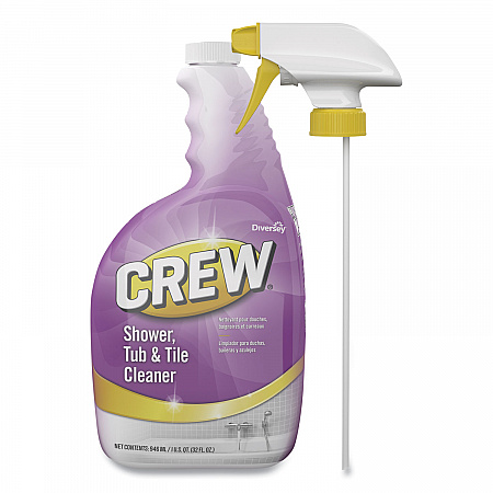 Crew Shower, Tub and Tile Cleaner, Fresh Clean Scent, Liquid, 32 oz Bottle (CBD540281EA)