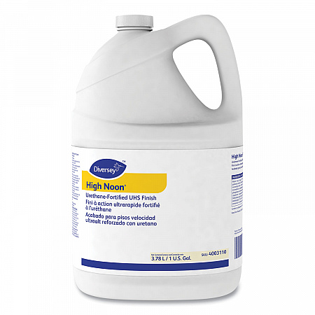 High Noon Urethane-Fortified UHS Floor Finish, Liquid, 1 gal Bottle, 4/Carton (4003110)