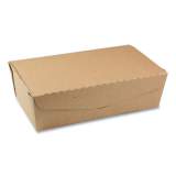 Pactiv Evergreen EarthChoice OneBox Paper Box, 77 oz, 9 x 4.85 x 2.7, Kraft, 162/Carton (NOB04SKEC)