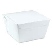 Pactiv Evergreen EarthChoice OneBox Paper Box, 46 oz, 4.5 x 4.5 x 3.25, White, 200/Carton (NOB08W)