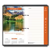 House of Doolittle Earthscapes Desk Calendar Refill, Nature Photography, 3.5 x 6, White/Multicolor Sheets, 2022 (417)